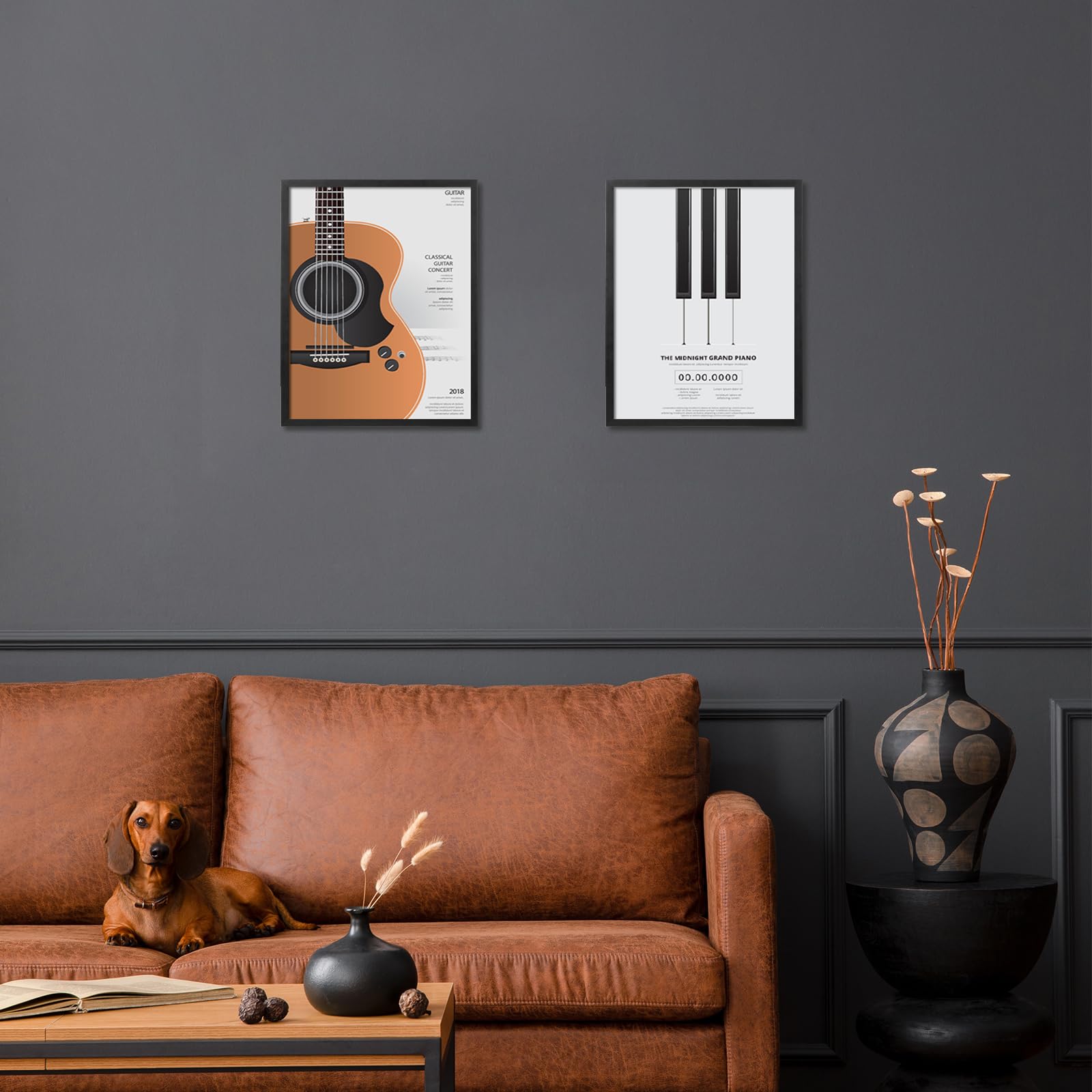 DOAI ART 16x20 Frames 2 Pack, Black Picture Frames