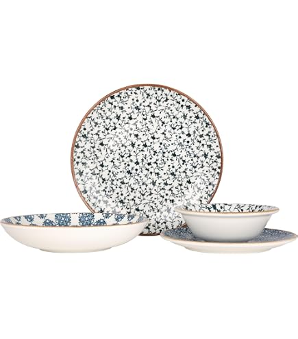 Piatti fondi Bonna - Aqua - Porcellana - 25 cm (1300cc