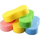 5-Pack Car Wash Sponges, 9.1" x 4.3" x 2.4" Large Sponges, Extra Thick Foam Kit for All-Purpose Cleaning, Ideal Washing Spong