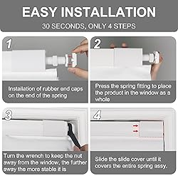 Sulugood No Tools No Drill Cordless Light Filtering