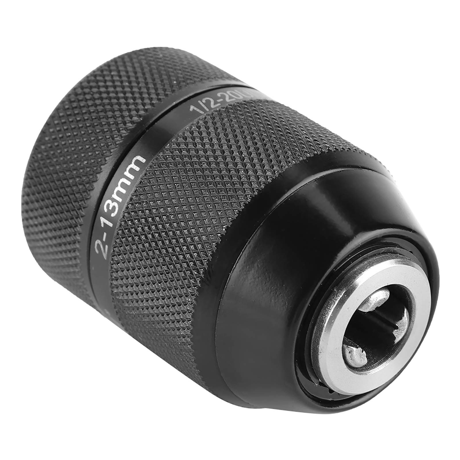 Yanmis Metal Keyless Drill Chuck 1/2-20UNF 13mm Self Locking Drill Chuck for Drills with a Power of Less than 700 W