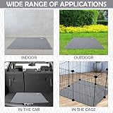 Scenereal Guinea Pig Cage Liner Fleece Pack 2 Reusable Washable Pads Grey view 6