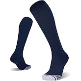 FITRELL 2/3 Pack Baseball Soccer Softball Socks for Kids Youth Men &amp; Women Over-the-Calf Knee High Socks (Multiple Colors)