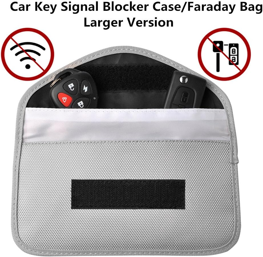 HEYNER Car Key Card Signal Blocker Pouch - Anti-Theft RFID Blocking Case 850050