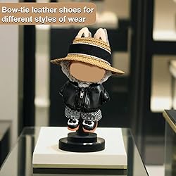 Mini Doll Shoes, 1 Pair Cute Bow Princess Leather