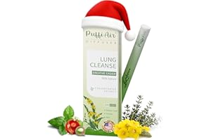 PUFFIAIR Mullein Herbal Diffuser Upgraded with Extracts of Mullein, Thyme and Mint for Cleansing Lungs, Improving Breathing and Oral Air Freshening - 600 Uses 1 Stick, 1 Pack