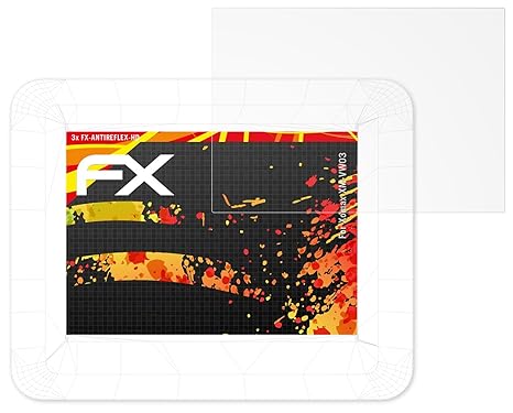 atFoliX Schutzfolie kompatibel mit Xomax XM-VW03 Displayschutzfolie, HD-Entspiegelung FX Folie (3X)