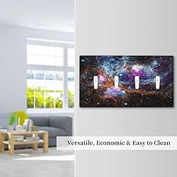 Psychedelic Mysterious Starry Sky Quad Toggle Light
