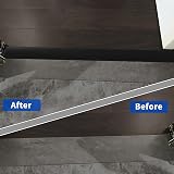 Zayejod 2M Laminate Threshold Transition Strip PVC Door Bar Black 5cm view 4