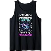Pisces Woman Pisces Zodiac Sign Pisces Birthday Tank Top