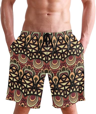 tribal swim trunks