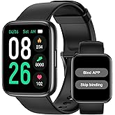 Pautios Pedometer Watch Senior Friendly No App/Phone Required, Waterproof Fitness Tracker Watch with Step Counter Calories/Sleep Tracker for Walking Running for Men Women