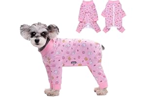 Pink Dog Recovery Suit Female Male For Small Medium Dogs,Dog Surgical Recovery Suite Bodysuit After Surgery Zipper On Back Pu