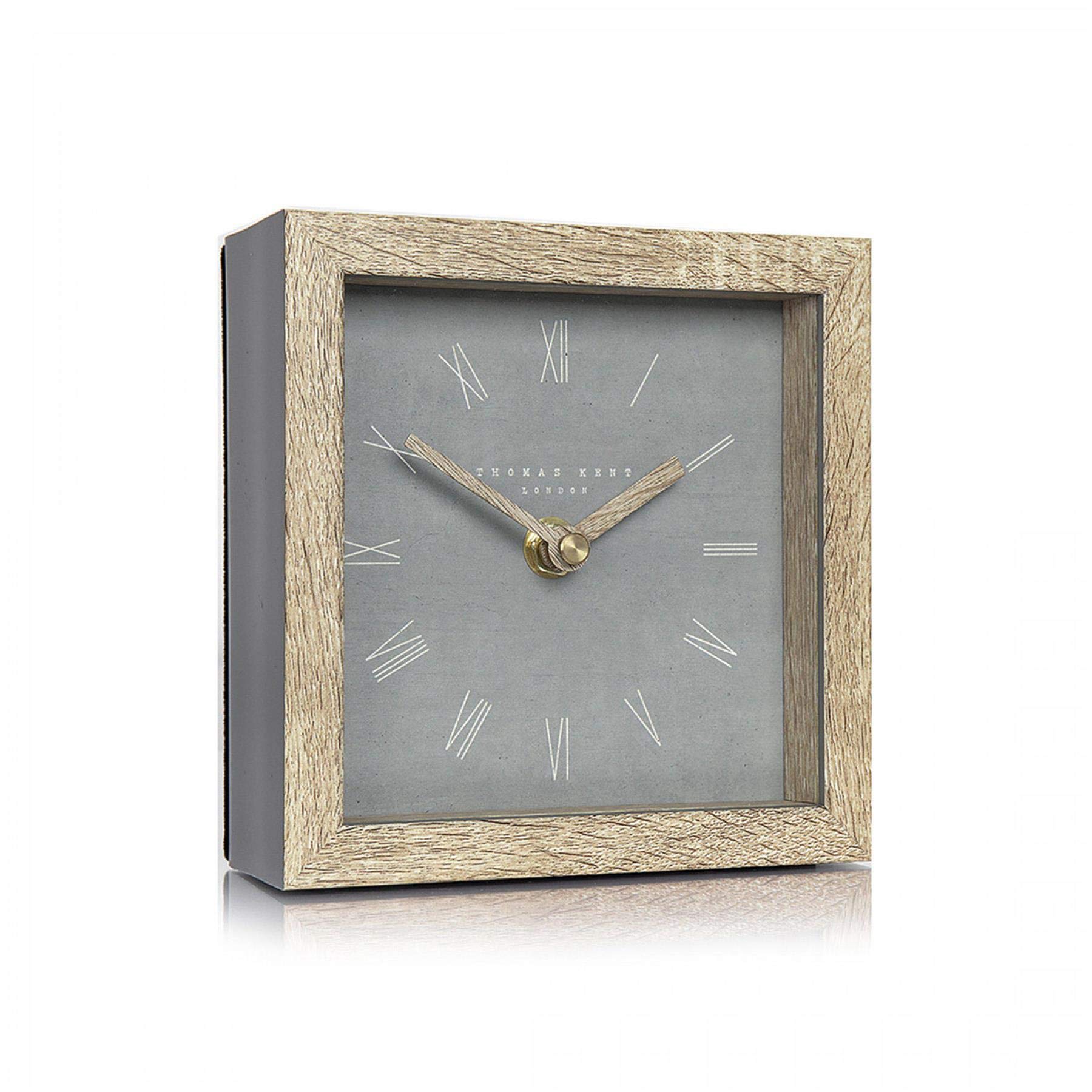 Thomas Kent Nordic Mantel Clock 5" Cement Design Dial