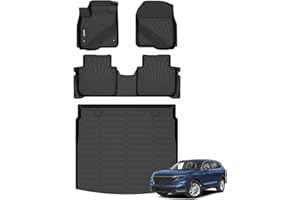 Binmotor Floor Mats & Cargo Mat for 2023-2025 Honda CRV (Including Hybrid), All Weather & Trunk Liner