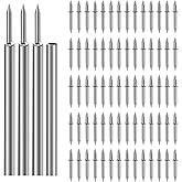 400pcs Double Head Skirting Nails with 4 Tools - Invisible Seamless Baseboard Screws for Solid Wood Trim, Double-Sided Instal