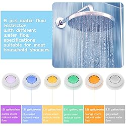 Honoson 4 Set Shower Flow Reducer Limiter Set 1/2