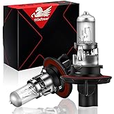 WinPower H13 9008 Halogen Headlight Bulb Bright Warm White 55W/60W, 2 Pack | 4300K Car High Low Beam Replacement Lamp