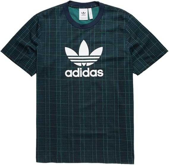 adidas tartan crewneck sweatshirt