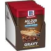 McCormick 30% Less Sodium Au Jus Gravy Mix, 1 oz (Pack of 12)