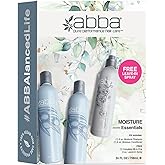 ABBA - Pure Essentials Value Trio – Shampoo, Conditioner & Bonus All-In-One Leave-In Spray
