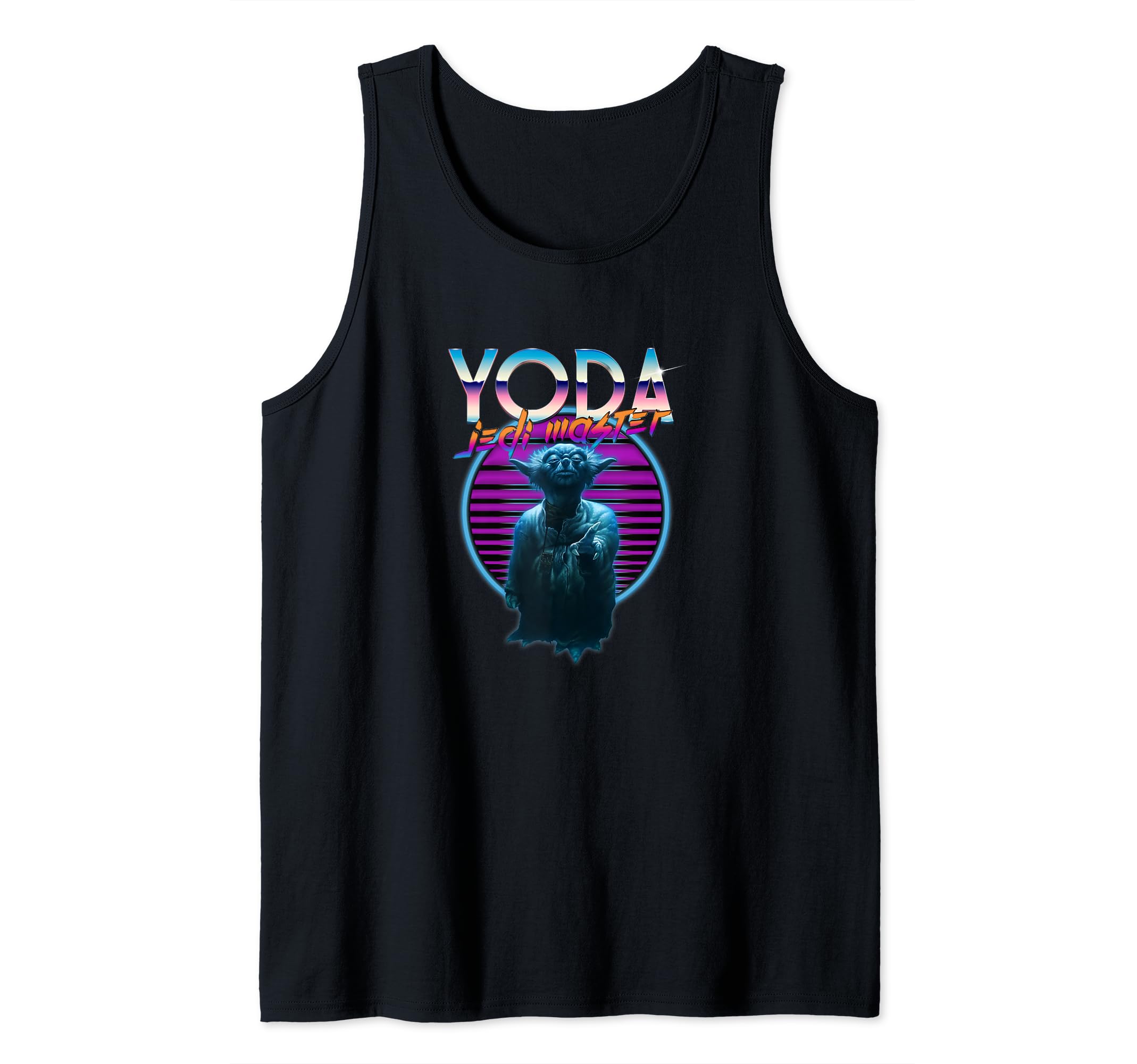Star Wars Yoda Jedi Master Ultimate Retro 80's Tank Top