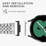kwmobile 4x Adapters for Huawei Watch Fit 2 - 20mm Straps - No Tools Needed view 4