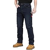 TICOMELA FR Pants for Men Flame Resistant Carpenter 100% Cotton Pre-Washed Fire Retardant Jeans