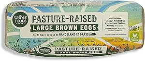 WHOLE FOODS MARKET Pasture Large Brown Grade A Eggs 12 Count, 12 CT