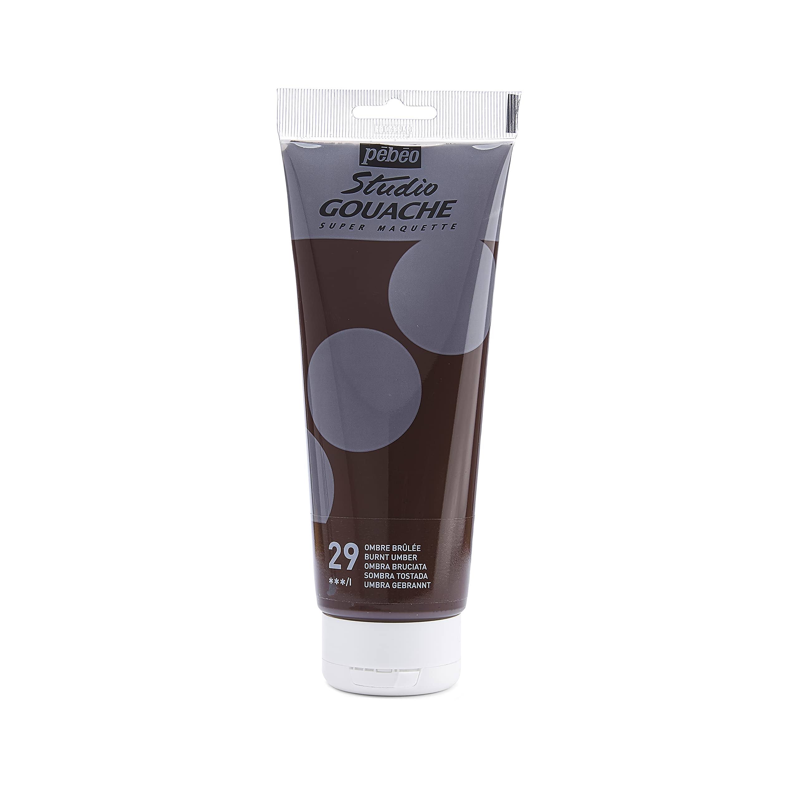 PEBEO 270-029 220 ml Studio Gouache, Burnt Umber — image 1