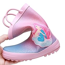 LANCDON Toddler Rain Boots for Boys and Girls