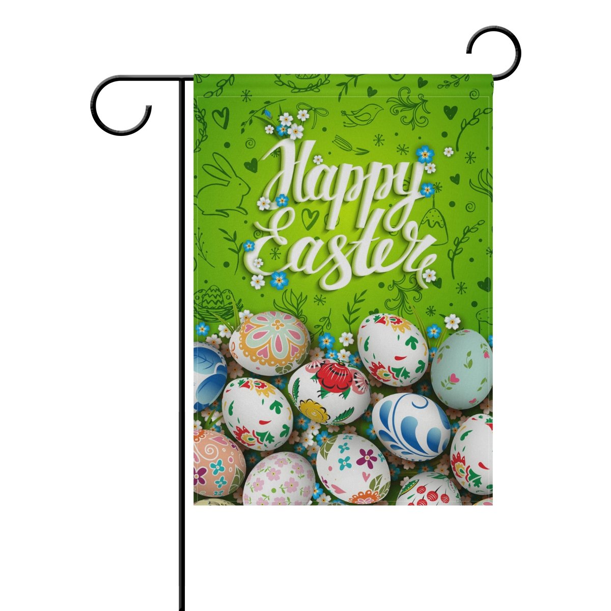 Amazon Com My Daily Colorful Egg Flower Doodle Happy Easter