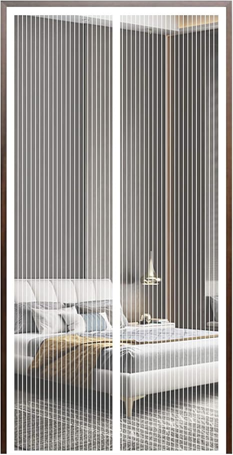 Amazon Co Jp 簡易あみ戸カーテン 130x210cm 玄関用網戸 ドア用網戸 出入り楽々暑さ対策 アンチモスキートバグ 居間 キッチン 寝室 エアコンルーム用 白 ホーム キッチン