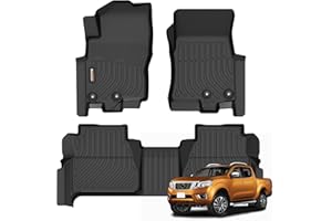 Binmotor-All Weather Floor Mats for Nissan Frontier Crew Cab 2025 2024 2023 2022, Frontier Car Floor Mat, Waterproof Mats for Nissan Frontier Crewcab PRO-4X丨PRO-X丨S丨SV丨SL