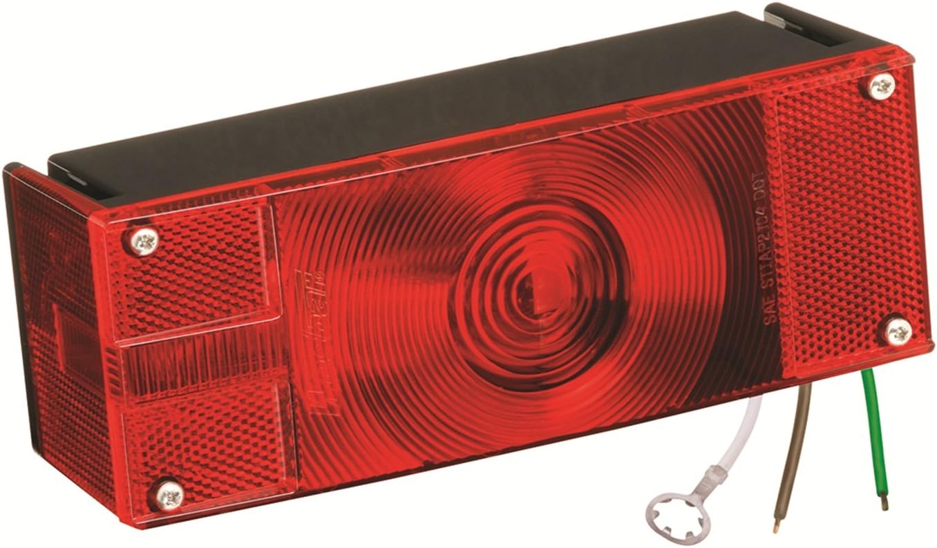 Wesbar 403026 Waterproof Over 80" Low Profile Trailer Light