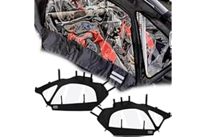 KZMPMT Black Soft Upper Door Set Kit Fits for 2017-2025 Can Am Maverick X3 2-Seater Model accessories