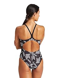 ARENA Puzzled Light Drop Back Women's One Piece