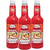Master of Mixes Watermelon Daiquiri/Margarita Mixer, 1 Liter, 3 Pack | Bright Watermelon With a Crisp, Tart Lime Finish| Cocktail &amp; Mocktail Recipes, Pour Ready, Consistent, Smooth Mixing Texture