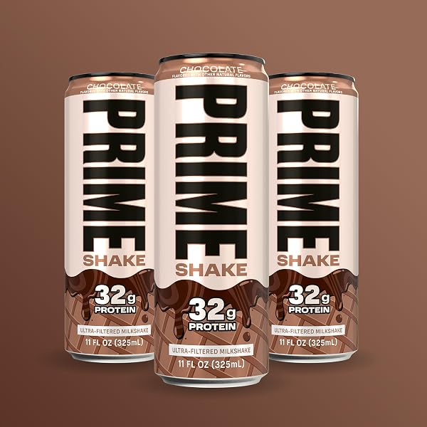 PRIME SHAKES, CHOCOLATE, 32G PROTEIN SHAKE FOR MUSCLE SUPPORT & RECOVERY, ULTRA-FILTERED MILK, LACTOSE FREE, LOW SUGAR, LOW CALORIE, READY TO DRINK, 11 FL OZ, 12 PACK