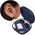 Alpine Silence - Noise Reduction Ear Plugs - Focus, Travel, & Sleep Ear Plugs - Comfortable V-Shape with 4 Oval Tips Sizes fo