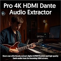 MAXSQUARE Dante Audio Extractor Digital