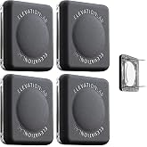 Elevation Lab AirTag Dual Pin Mount (4-Pack) | Secure, discreet, low-profile, dual safety pins, great for luggage, bags or jackets