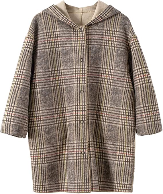 Amazon ロングコート 女の子 子供服 チェック柄 ジャケット リバーシブル アウター フード付き ラシャコート トレンチコート 春秋服 おしゃれ 子供コート ブルゾン コート ジャケット 通販