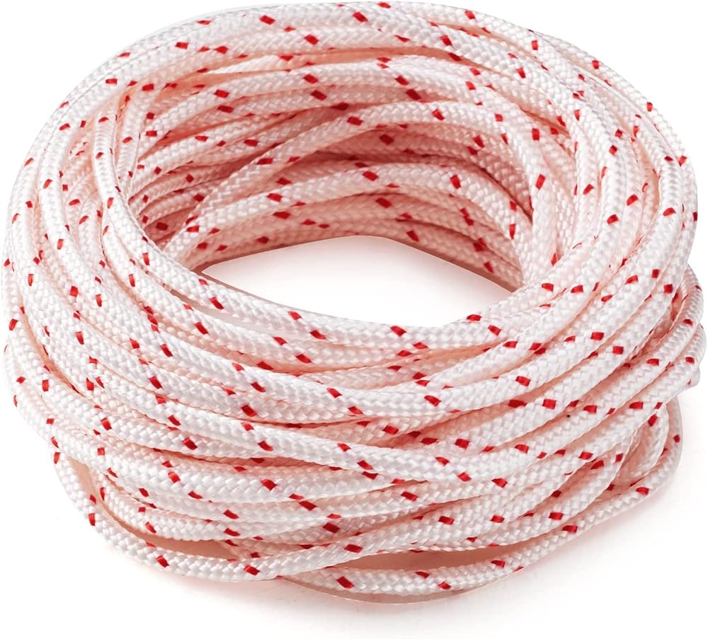 LiteTour 10 Meters 3.5mm Recoil Starter Rope Replacement Cord Chainsaw Mower