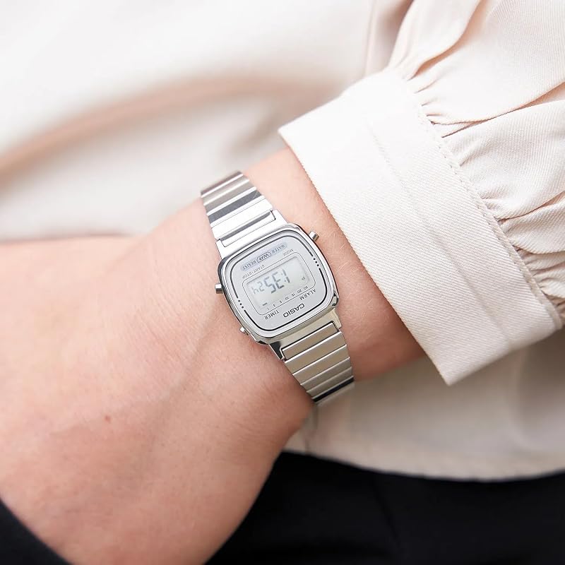 Damen Digital Quarz Armbanduhr Casio Collection Vintage
