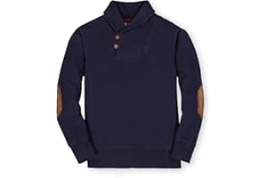 Hope & Henry Boys' Long Sleeve Shawl Collar Sweater