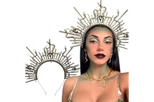 JeVenis Punk Medusa Headpiece Medusa Crown Punk Snake Headband Medusa Costume Accessories Goddess Costume Party