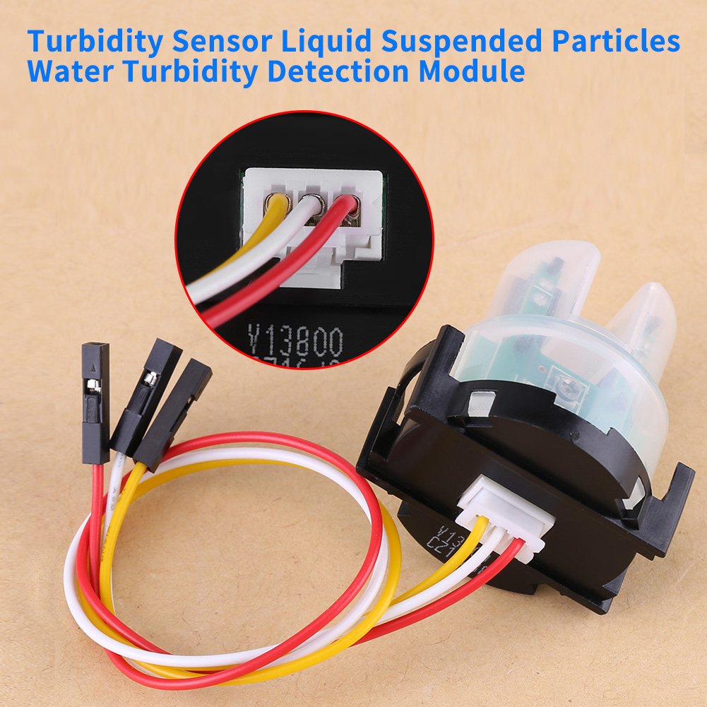 Hilitand Liquid Turbidity Sensor, DC 5V Turbidity Sensor, Liquid ...