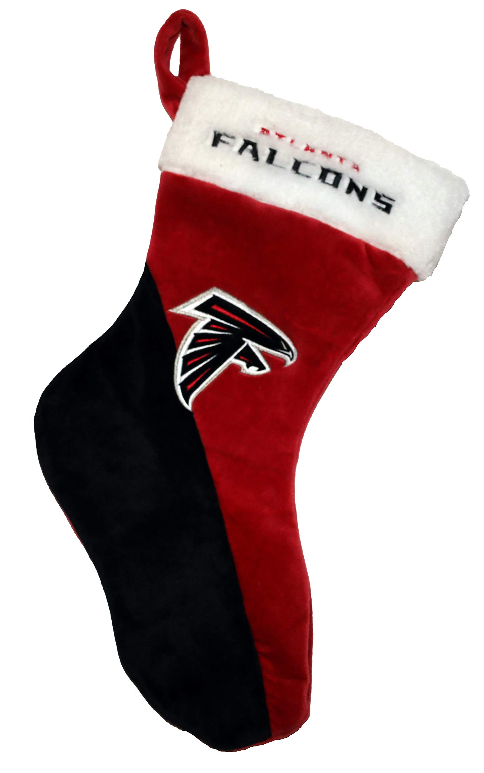Forever Collectibles Foco NFL Atlanta Falcons 2020 Basic Santa Claus Stocking Stocking Santa Claus Christmas