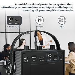 SANMIC Bluetooth 5.3 Voice Amplifier with Wireless